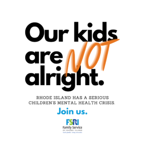 Our Kids are Not Alight FSRI #JoinUS Children's mental health prioritize
