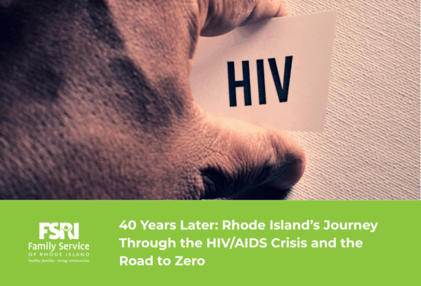 a hand holding a card that says HIV